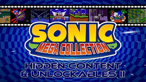 sonic mega collection unlockables